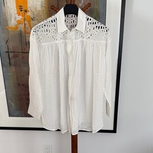 Express Women’s Decorative Button-Down Shirt